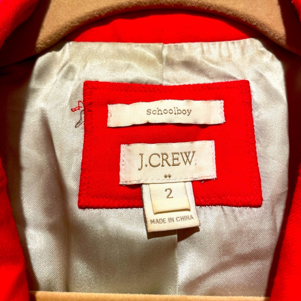 J.Crew Red Blazer